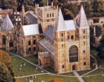 NorthWest Aerial View Southwell Minster